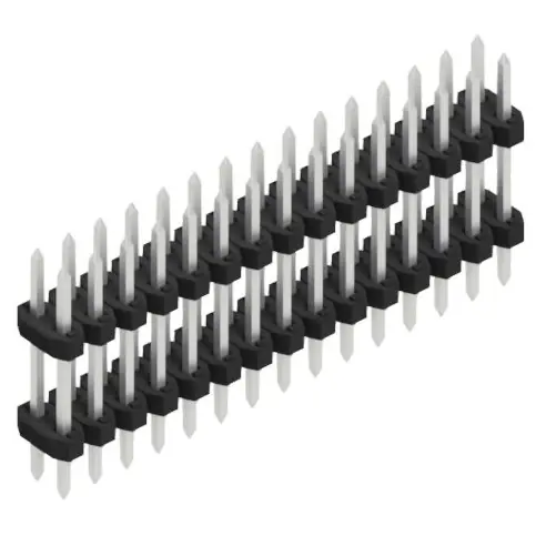 Abverkauf Stiftleiste, 30-polig, RM 2 mm, gerade, schwarz, SLY607530Z