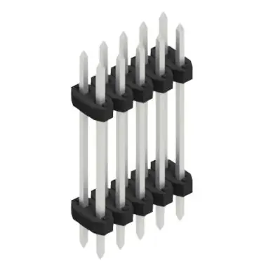 Zertifiziert Stiftleiste, 10-polig, RM 2 mm, gerade, schwarz, SLY612210Z