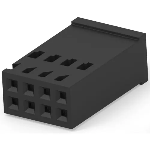 Angebot Buchsengehäuse, 8-polig, RM 2.54 mm, gerade, schwarz, 926209-4