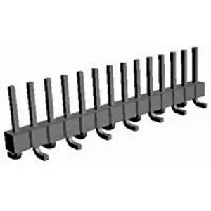 Beliebt Stiftleiste, 9-polig, RM 2.54 mm, gerade, schwarz, 5-146133-7