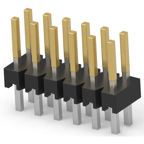 Aktuell Stiftleiste, 12-polig, RM 2.54 mm, gerade, schwarz, 5-146257-6
