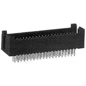 Stiftleiste, 50-polig, RM 2.54 mm, gerade, schwarz, 5-102567-6 Top-Seller