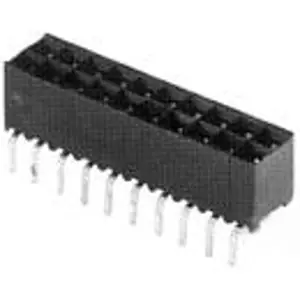 Ausverkauf Buchsenleiste, 6-polig, RM 2.54 mm, gerade, grün, 829264-6