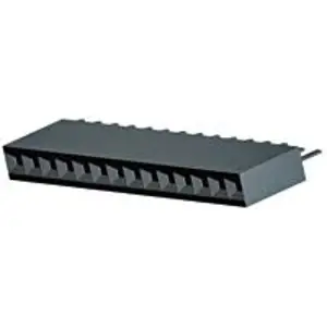 Ausverkauf Buchsenleiste, 14-polig, RM 2.54 mm, gerade, schwarz, 6-534237-2