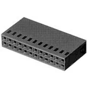 Buchsengehäuse, 50-polig, RM 2.54 mm, gerade, schwarz, 4-87456-0 Angebot