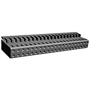 Buchsengehäuse, 14-polig, RM 2.54 mm, gerade, schwarz, 926476-7 Markenware