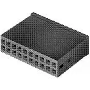 Buchsengehäuse, 100-polig, RM 2.54 mm, gerade, grün, 5-925370-0 Neue Ware