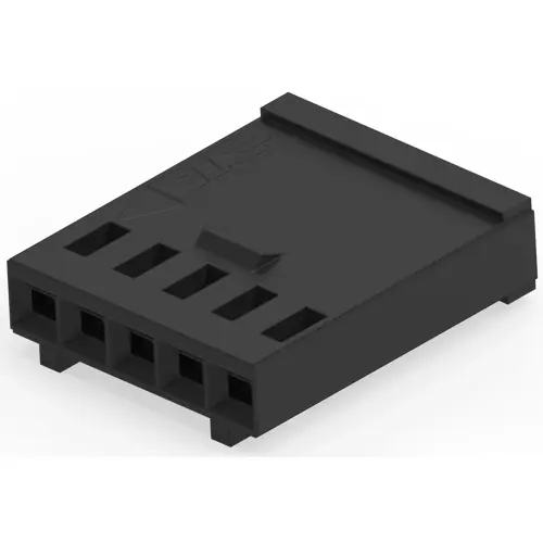 Buchsengehäuse, 5-polig, RM 2.54 mm, gerade, schwarz, 102241-3 Direkt Vom Hersteller