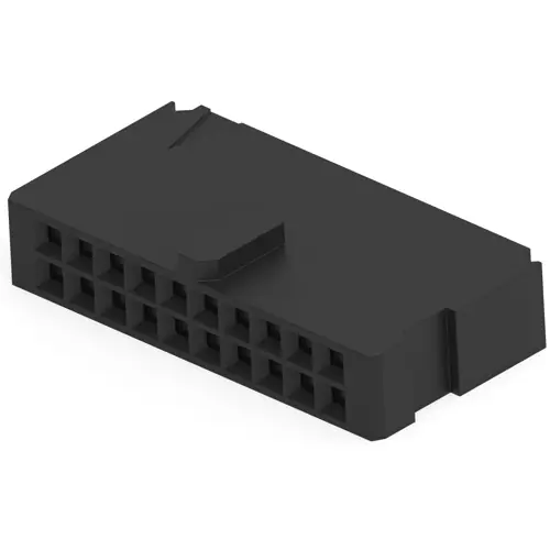 Buchsengehäuse, 20-polig, RM 2.54 mm, gerade, schwarz, 102387-4 Top-Angebot