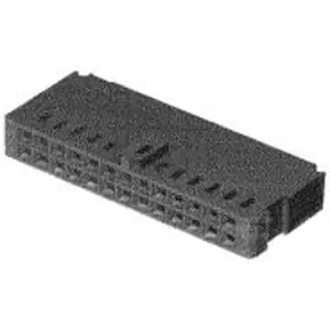 Buchsengehäuse, 64-polig, RM 2.54 mm, gerade, schwarz, 1-102387-2 Preisknaller