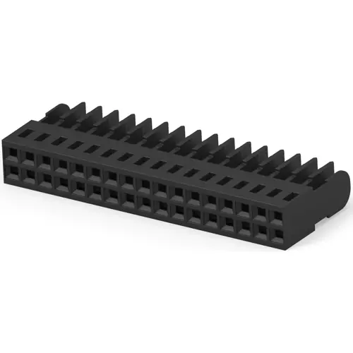 Buchsengehäuse, 34-polig, RM 2.54 mm, gerade, schwarz, 1-102394-5 Nur Für Kurze Zeit