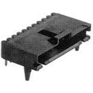 Stiftleiste, 4-polig, RM 2.54 mm, abgewinkelt, schwarz, 5-104361-3 Sonderangebot