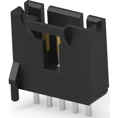 Stiftleiste, 5-polig, RM 2.54 mm, gerade, schwarz, 5-104809-4 Gratis Versand