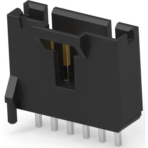 Stiftleiste, 6-polig, RM 2.54 mm, gerade, schwarz, 5-104809-5 Kracherpreis