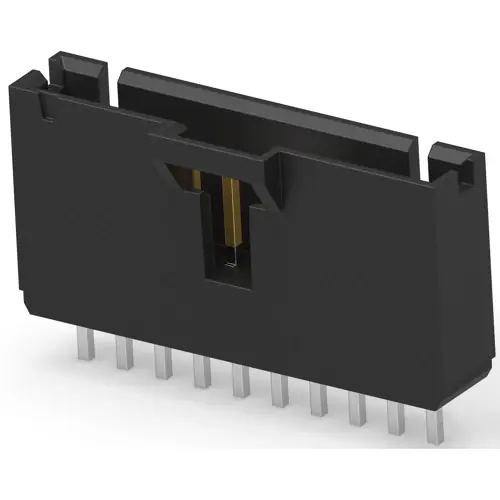 Top-Angebot Stiftleiste, 10-polig, RM 2.54 mm, gerade, schwarz, 5-104362-9