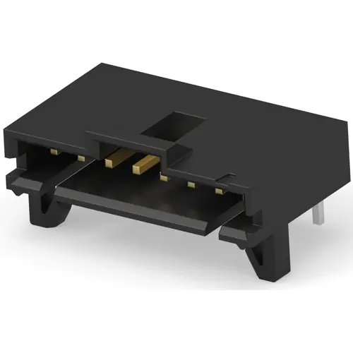 Stiftleiste, 8-polig, RM 2.54 mm, abgewinkelt, schwarz, 5-103673-7 Saisonangebot