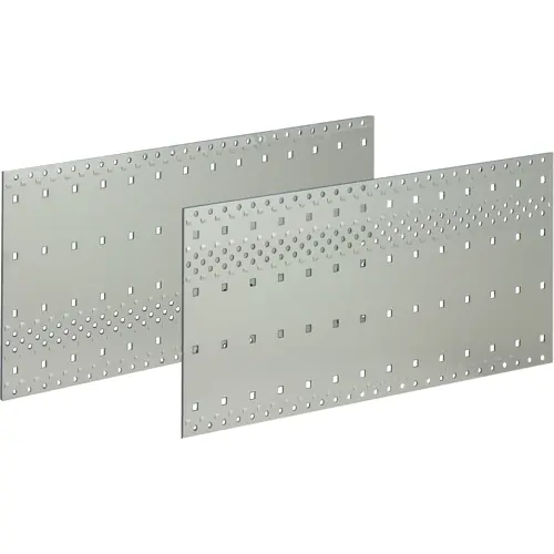 Ausverkauf Seitenwand, Aluminium, (L x H) 295 mm x 177 mm, 4 HE, 34560-289