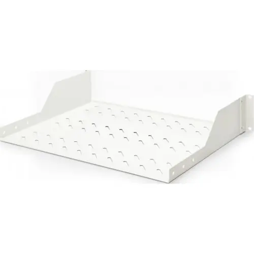 Knallerangebot Fachboden, festeinbau, Stahl, (B x H x T) 483 x 89 x 352 mm, 2 HE, grau, für 483 mm Profilschienen, DN-97610