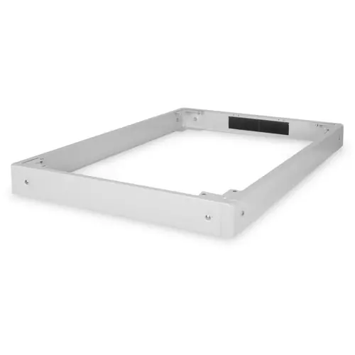 Bestseller Fassung, Stahlblech, (L x B x H) 1200 x 800 x 100 mm, grau, für Unique & Dynamic Basic Netzwerkschränke, DN-19 PLINTH-8/12-N1