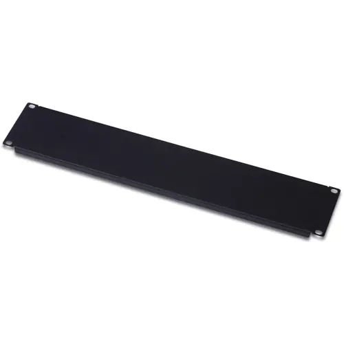 Echt Blindabdeckung, Stahl, (B x H) 483 x 89 mm, schwarz, DN-19 BPN-02-SW
