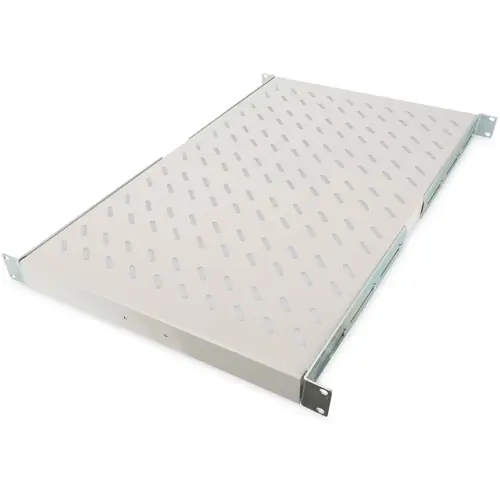Knallerangebot Fachboden, festeinbau, Stahl, (B x H x T) 483 x 44 x 737 mm, 1 HE, grau, für 483 mm Profilschienen, DN-19 TRAY-1-1000