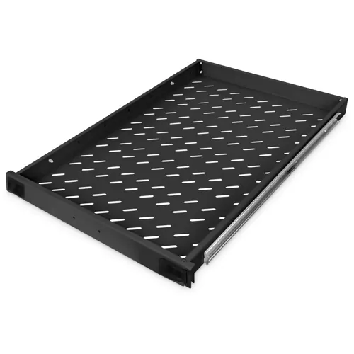Fachboden, Stahl, (B x H x T) 720 x 465 x 50 mm, 1 HE, schwarz, DN-19 TRAY-2-1000SW Top-Angebot