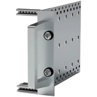 Top-Preis Frontgriff, gerade, Aluminium, (L x B x H) 40 x 12.2 x 102 mm, 3 HE, silber, 10501-020