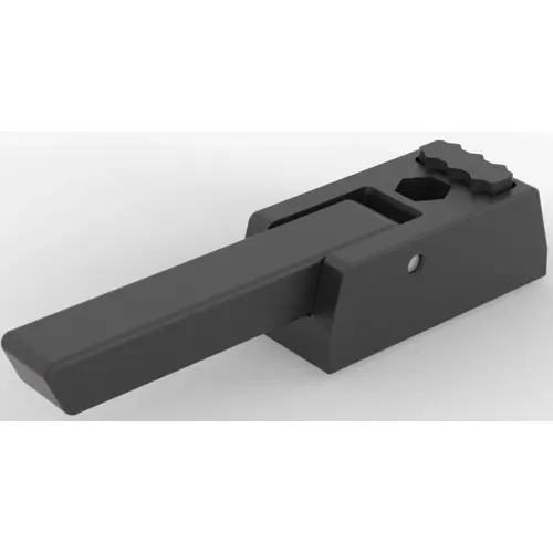 Knallerangebot Gehäusefuß, Aluminium-Druckguss, (L x B x H) 20 x 41 x 16.6 mm, silber, 10603-002