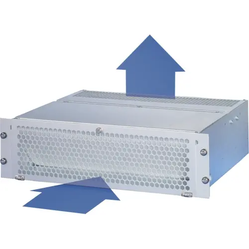 Drucklüfter, Stahl, (L x B x H) 385 x 483 x 132.5 mm, 3 HE, 10713-546 Zertifiziert