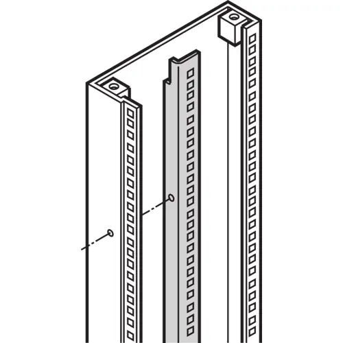 Winkelprofil, Stahl, 24 HE, lichtgrau, 20118-744, Packung mit 2 Stück Günstig