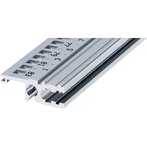 Wochenendangebot Modulschiene, Aluminium, (L x B x H) 147.32 x 25.5 x 9 mm, 28 TE, 34560-628