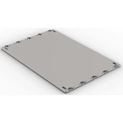 Sofort Bestellen Montageplatte, Aluminium, (L x B x H) 292.5 x 431.35 x 8 mm, 84 TE, 34562-760