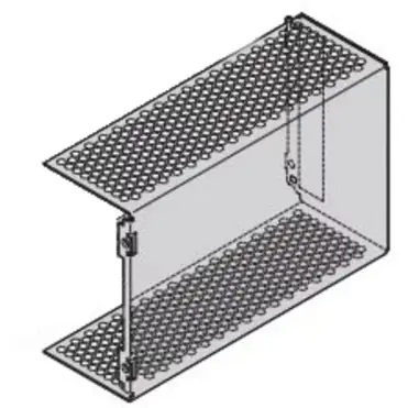 Direkt Vom Hersteller Seitenteil, Aluminium, (L x B x H) 167 x 26.78 x 240.2 mm, 6 HE/6 TE, 34812-506