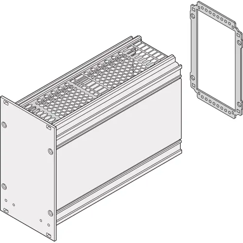 Direkt Vom Hersteller Rückwand, Stahl, (B x H) 37.04 x 242.45 mm, 6 HE/8 TE, 34812-808