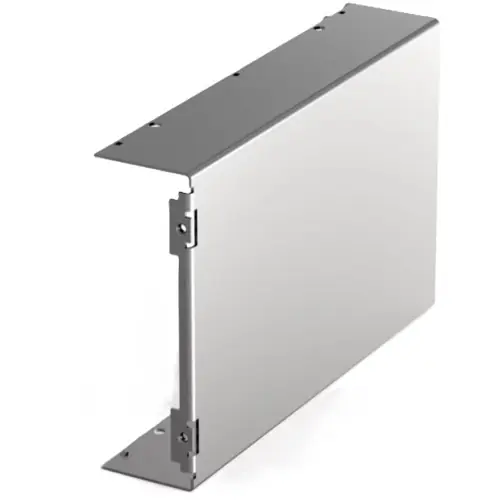 Ausverkauf Seitenteil, Aluminium, (L x B x H) 227 x 53.08 x 104.85 mm, 3 HE/12 TE, 34813-059