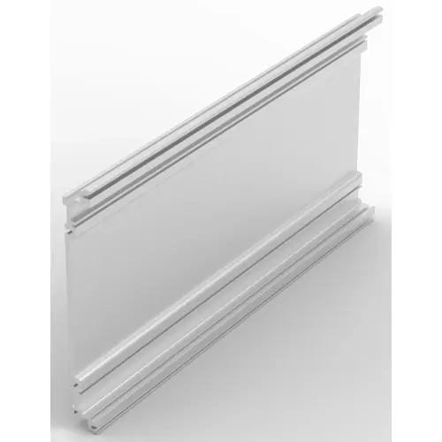 Aktuell Seitenwandprofil, symmetrisch, Aluminium, (L x B x H) 227 x 13.3 x 111.15 mm, 3 HE, für Kassetten, 34813-100