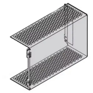 Bestseller Seitenteil, Aluminium, (L x B x H) 227 x 62.94 x 238.2 mm, 6 HE/14 TE, 34813-514