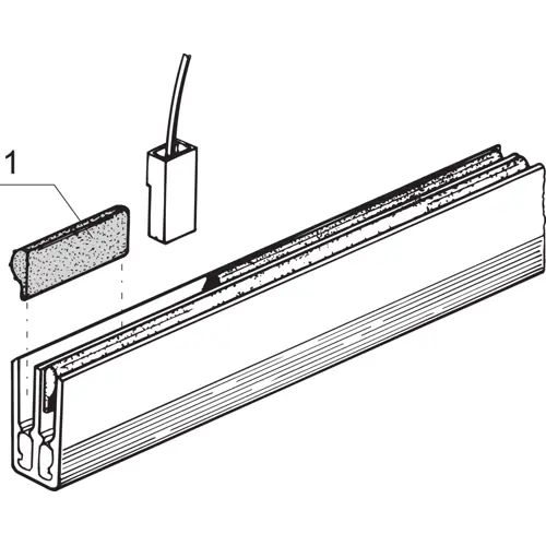 Berührungsschutz, (L) 1000 mm, 60100-398 Highlight