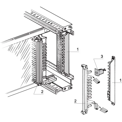 Codierleiste, PBT, für H-15 Steckverbinder, 60800-123 Abverkauf