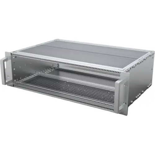 Baugruppenträgersatz, ohne Frontgriff, rechteckig, Edelstahl, (T) 235 mm, 3 HE/84 TE, natur, für Leiterplatte, 24563-970 Günstig