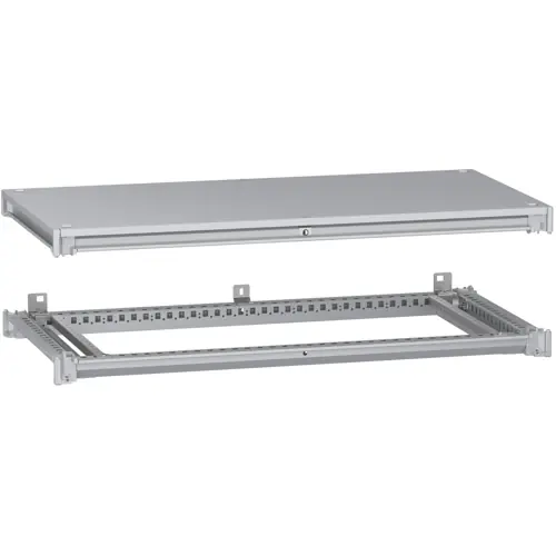 Unterer und oberer Rahmen, inkl. Dach, (H x B x T) 110 x 1000 x 500 mm, NSYSFNC105 Preisreduziert