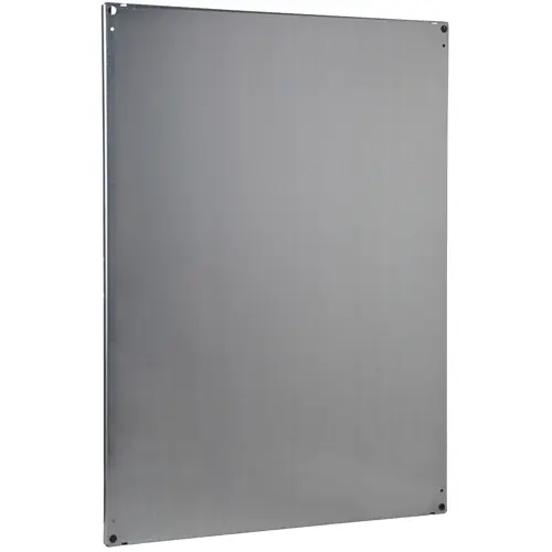 Billig Montageplatte, mit Befestigungswinkeln, (H x B x T) 1600 x 800 x 27 mm, NSYMP168