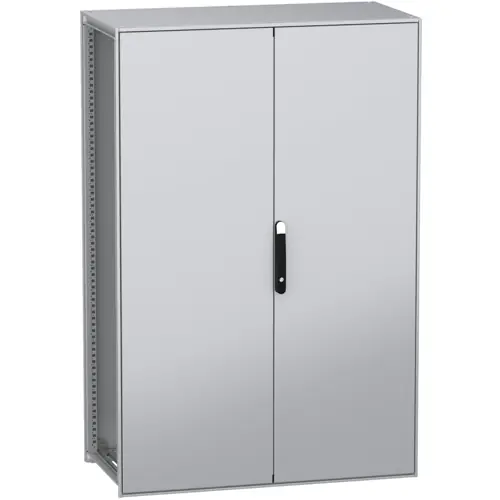 Aktuell Standgehäuse, mit Volltür, ohne Montageplatte, (H x B x T) 1800 x 1200 x 600 mm, NSYSFN1812602D