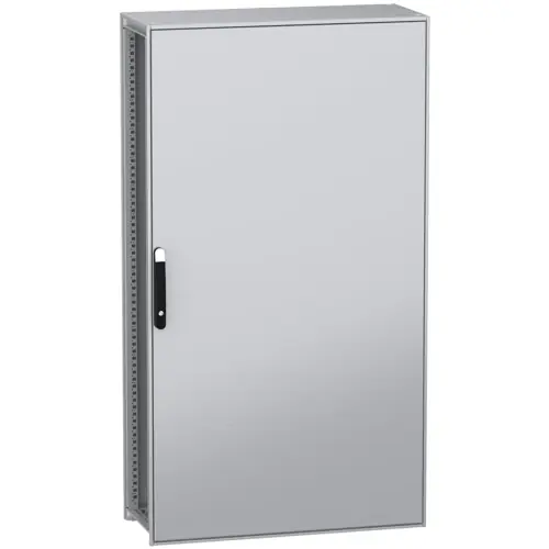 Billig Standgehäuse, mit Volltür und Montageplatte, (H x B x T) 1800 x 1000 x 400 mm, NSYSFN181040P