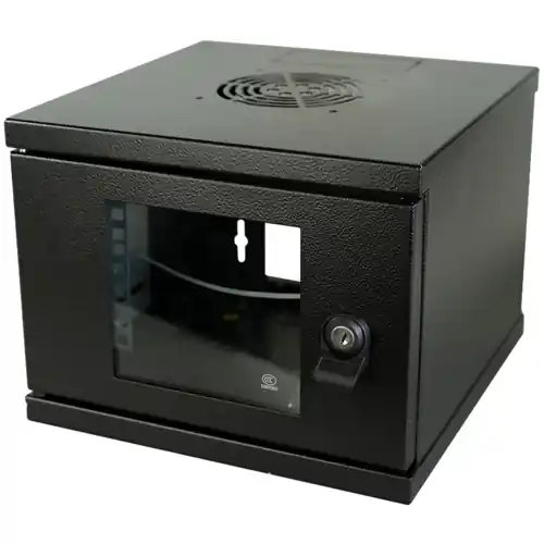 Jetzt Bestellen Wandgehäuse, 6 HE, (H x B x T) 322 x 300 x 300 mm, IP20, Stahl, schwarz, 691803TS.6