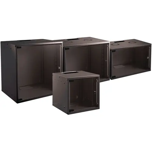 Heißes Angebot Wandschrank, 6 HE, (H x B x T) 304 x 535 x 450 mm, IP20, Stahl, schwarz, WGB-1906TS.45