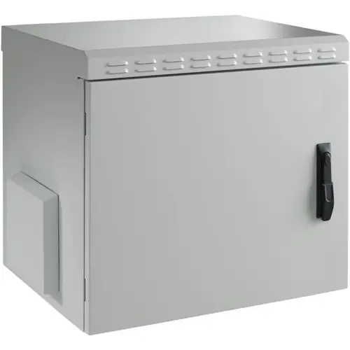 Wandgehäuse, 12 HE, (H x B x T) 670 x 600 x 450 mm, IP55, Stahl, grau, 691712IP55.1 Angebot