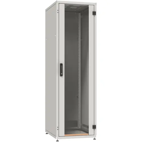 Serverschrank, 33 HE, (H x B x T) 1563 x 600 x 800 mm, IP20, Stahl, grau, PRO-3368GR.G1SV Must-Have