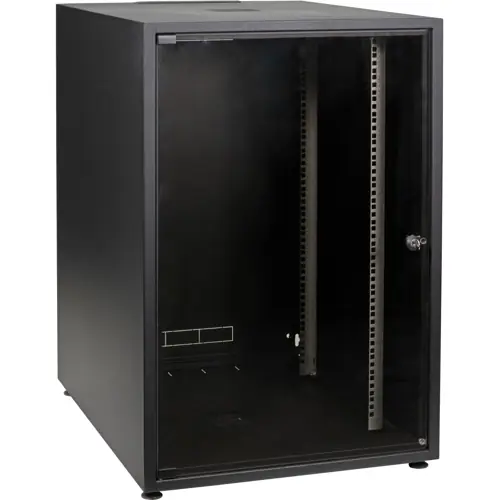 Serverschrank, 12 HE, (H x B x T) 604 x 600 x 600 mm, IP20, Stahl, schwarz, OFF-1266TS.V1RW Bestseller