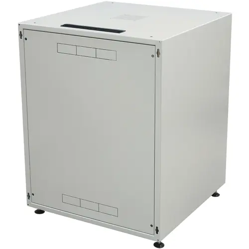 Ausverkauf Serverschrank, 18 HE, (H x B x T) 871 x 600 x 600 mm, IP20, Stahl, grau, OFF-1866GR.V1RW